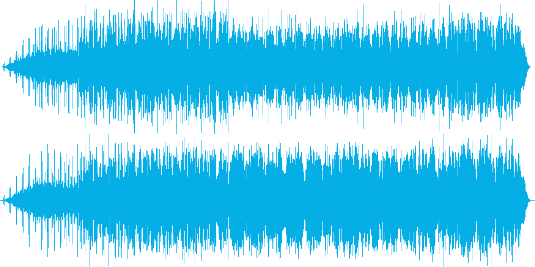 幻想的に水面の波紋をイメージしたBGM…の再生済みの波形