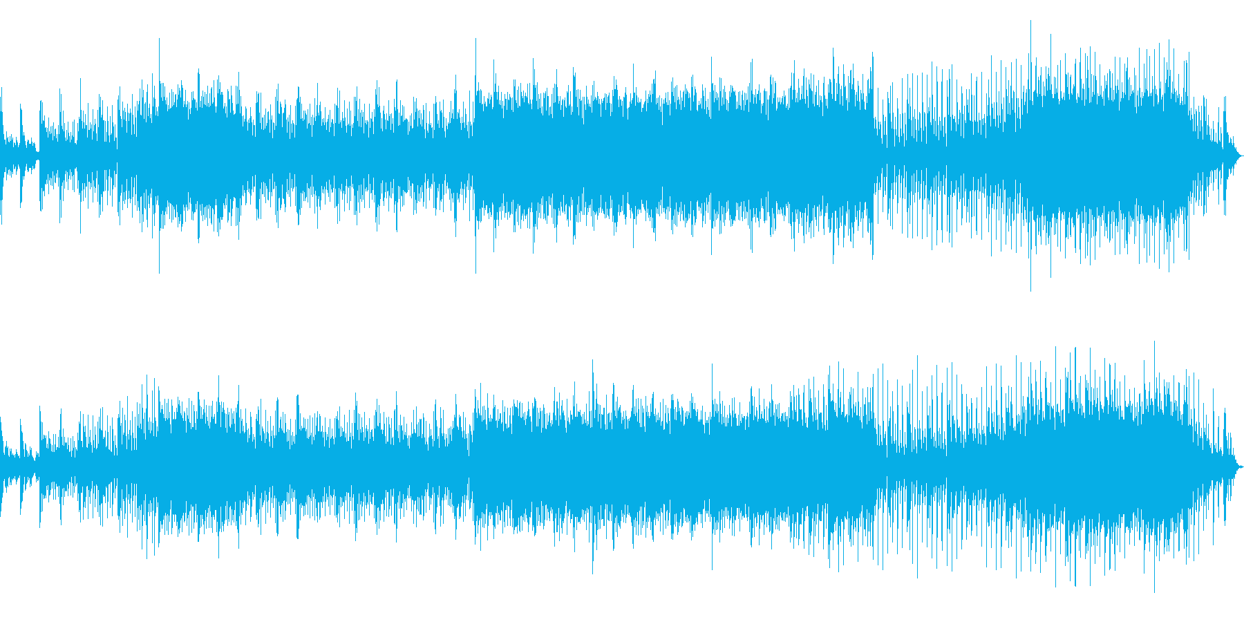高音質♪電子系BGMサイズ音圧タイプありの再生済みの波形