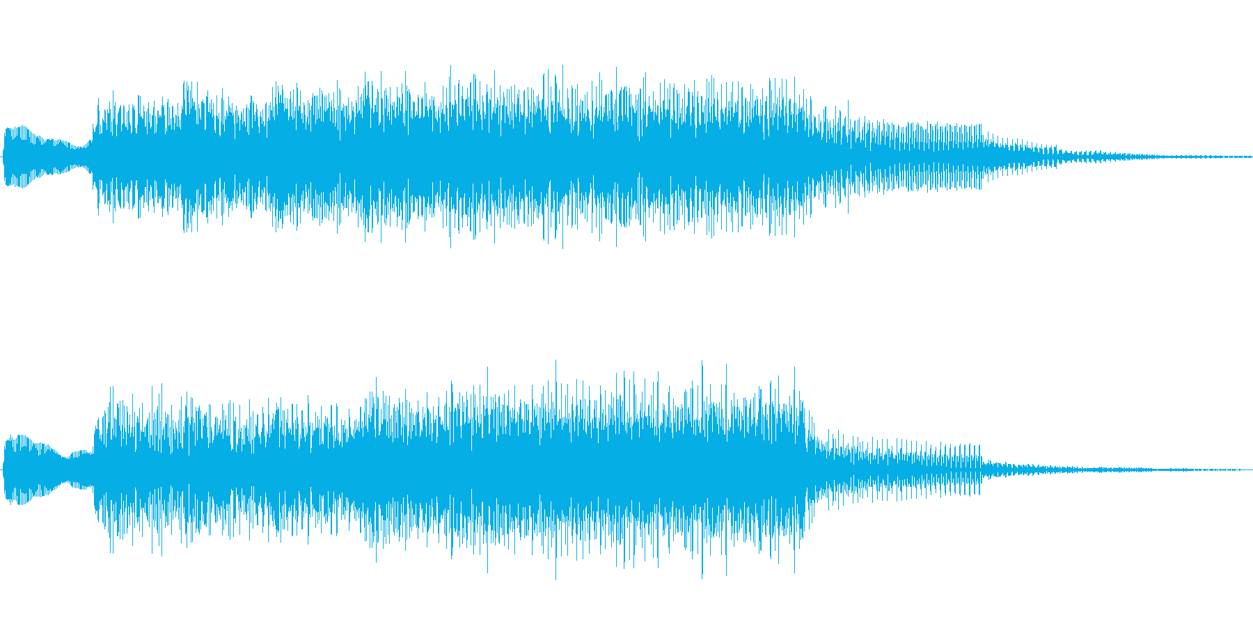 ジングル101gの再生済みの波形