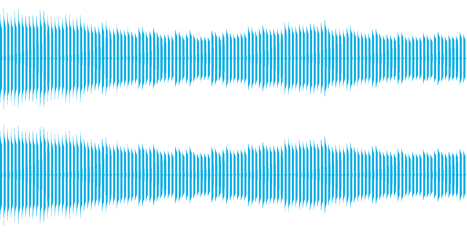 ピピピピピピピピ!(電子音、機械音)の再生済みの波形