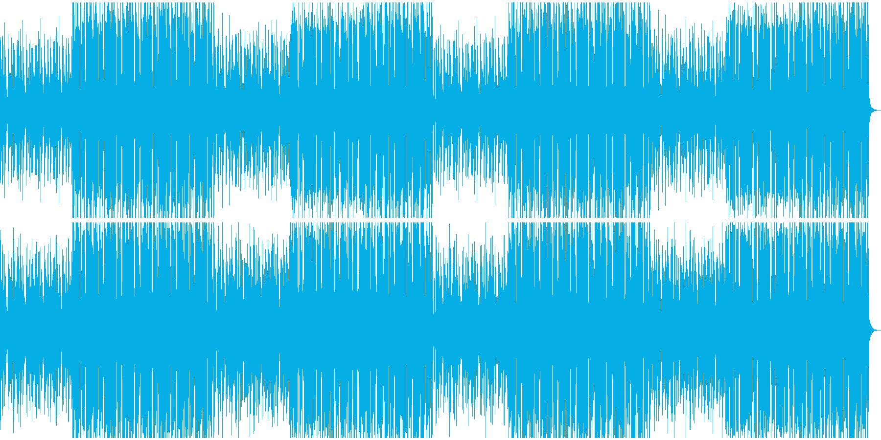 都会的なBGMの再生済みの波形