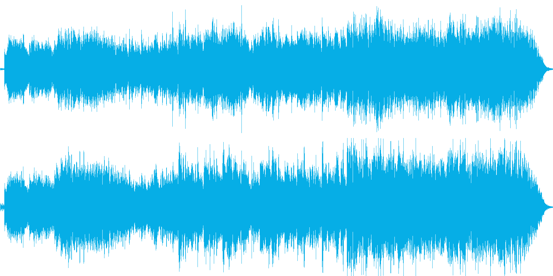 55秒のアイリッシュで情熱的なダンス曲の再生済みの波形