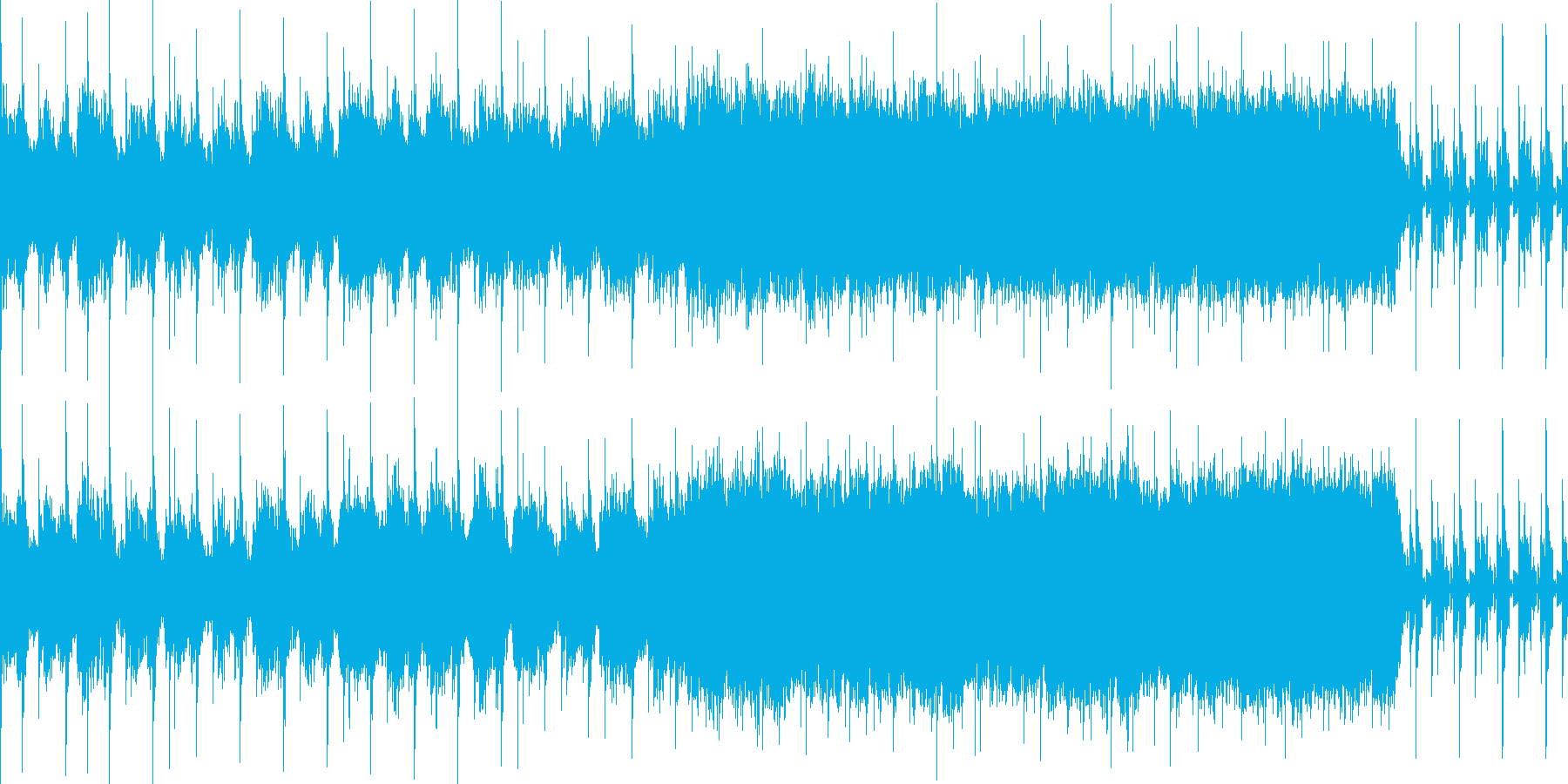 悪い予感を思わせるループ音源です。の再生済みの波形