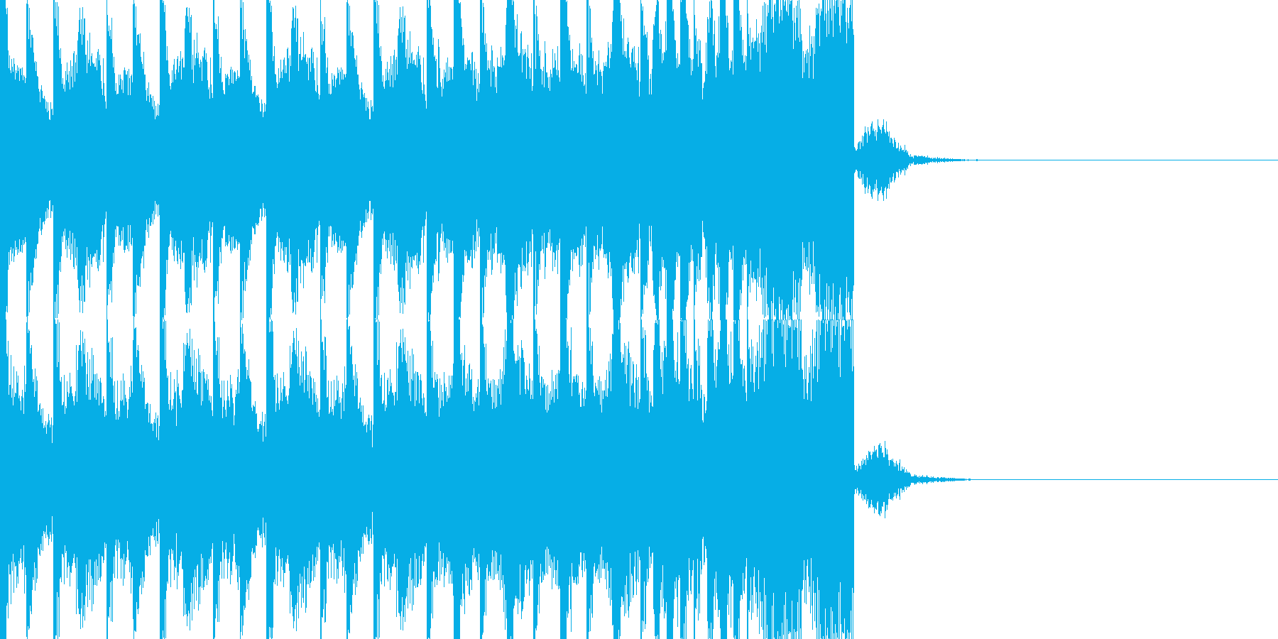 BPM128EDMビルドアップですの再生済みの波形