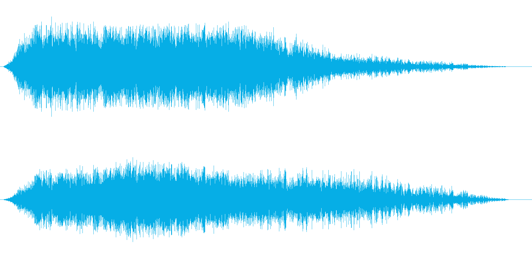 シャラララン↑(明るいミラクルな効果音)の再生済みの波形