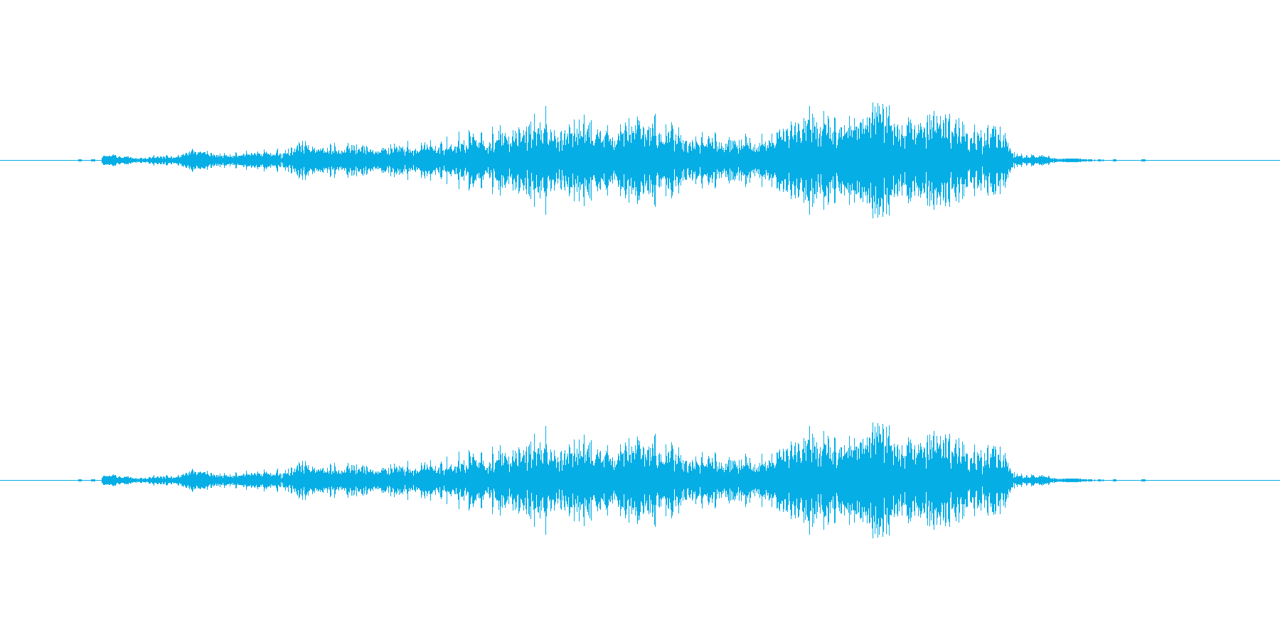 ズズッ(重い扉を開ける音の再生済みの波形