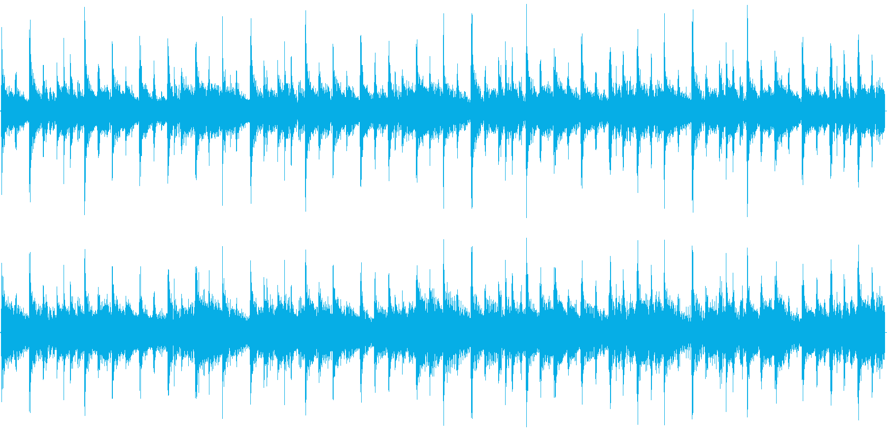 128bpm_C#→G#-Maj、ロックの再生済みの波形