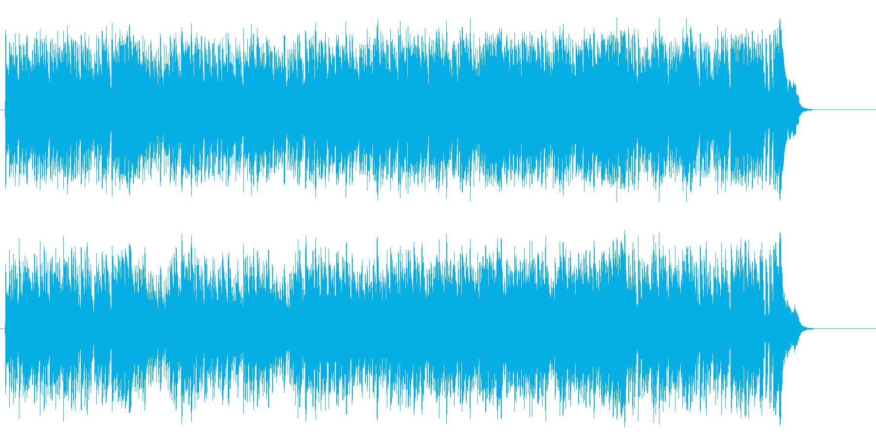 リゾート気分に浸るボサノバ風ポップスの再生済みの波形