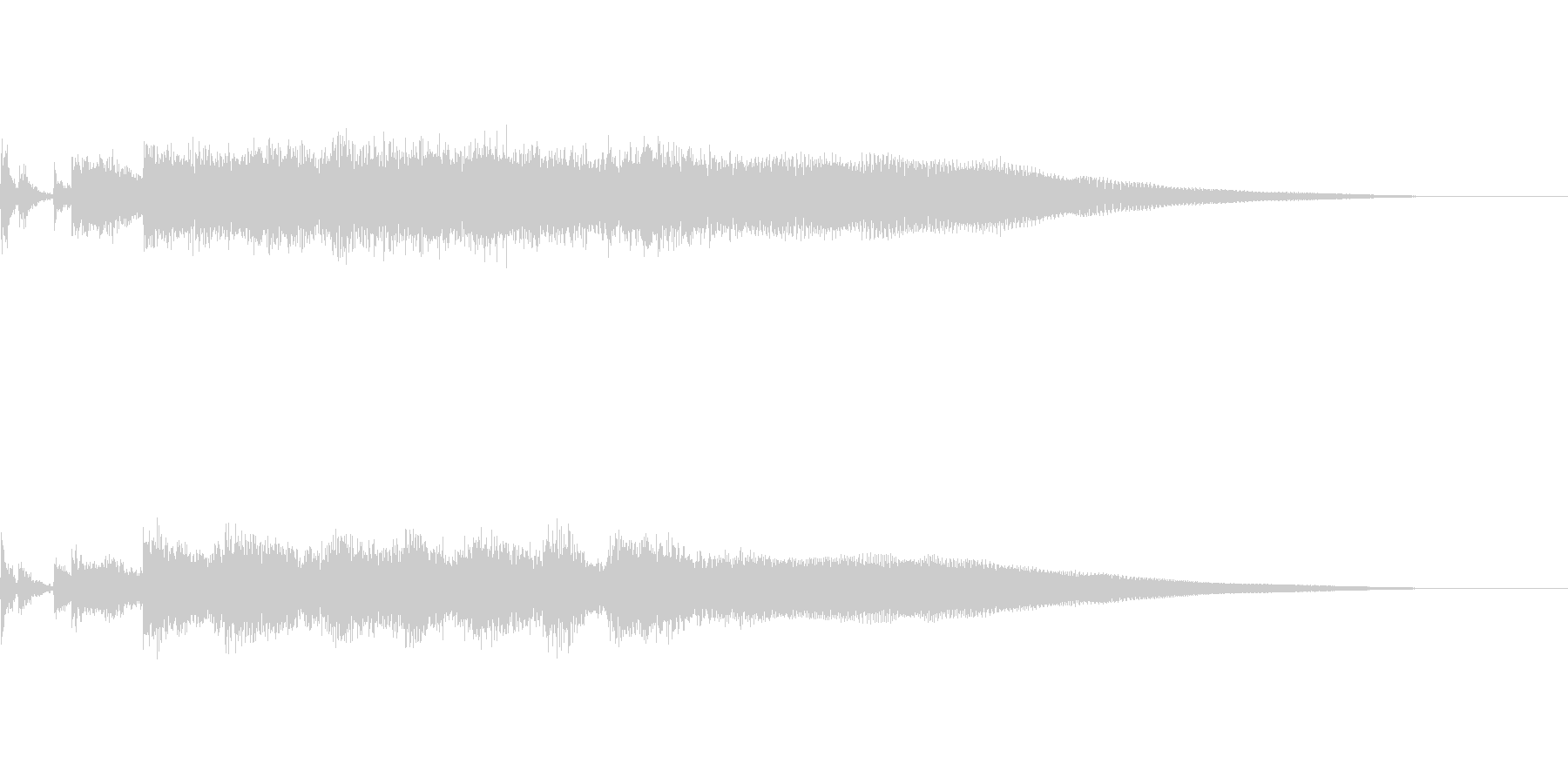ロックな音です。の未再生の波形