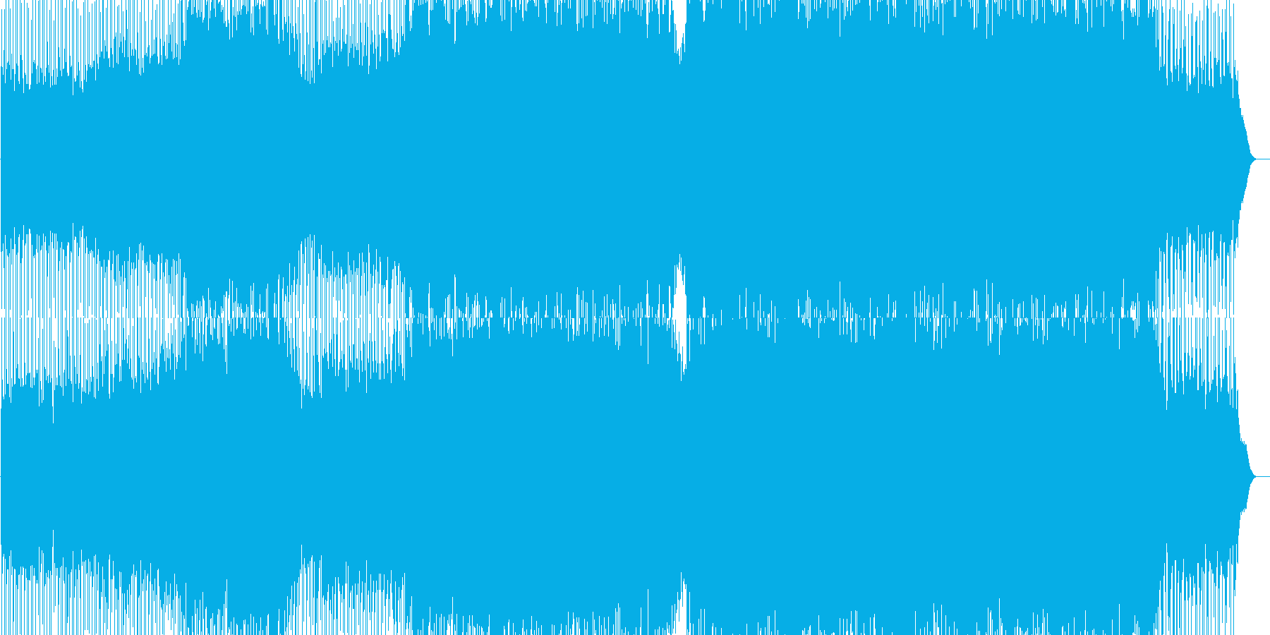 淡々、街並み、雑踏、哀愁、都会の再生済みの波形