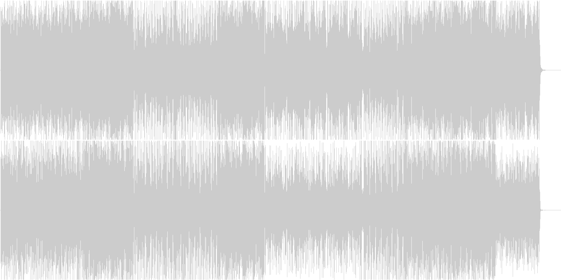 オープニングBGM ボイパでインパクト大の未再生の波形