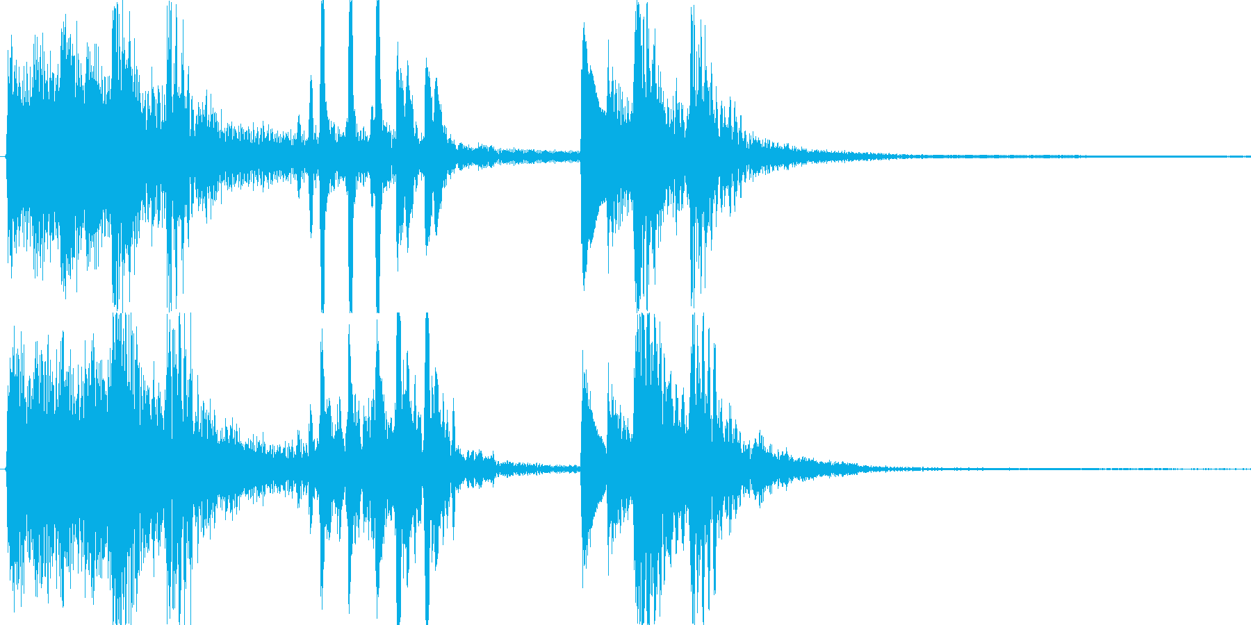 和風のジングル効果音です。の再生済みの波形