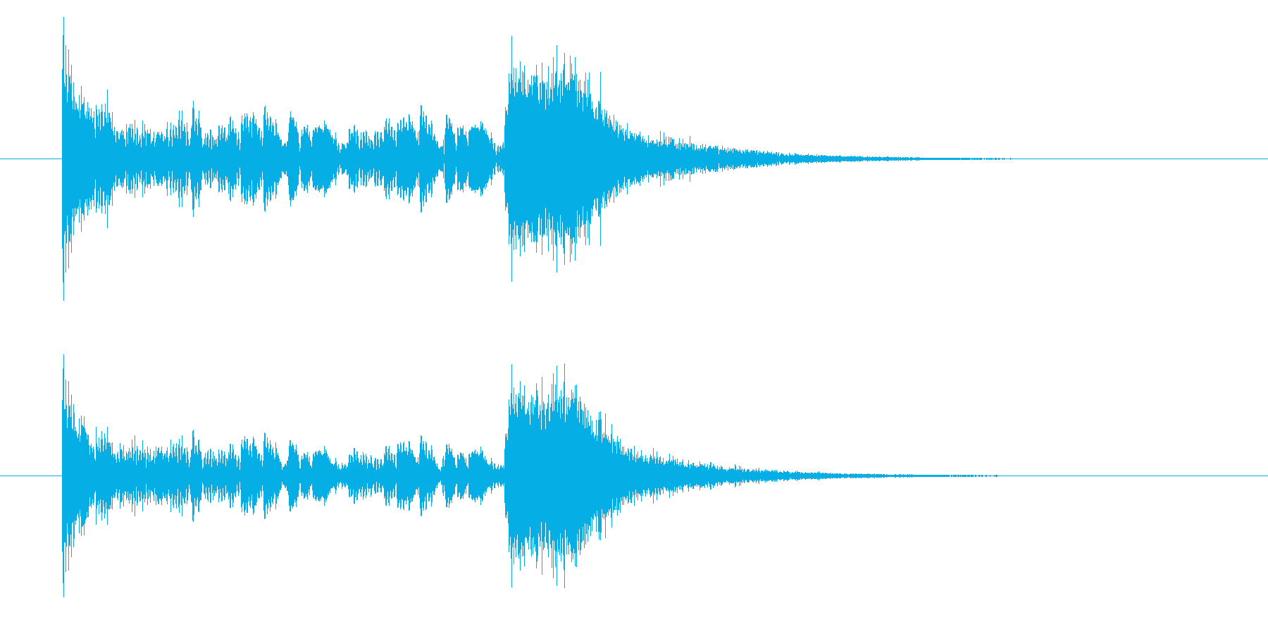 ドン・・ダダン!(重みのある出題音)の再生済みの波形