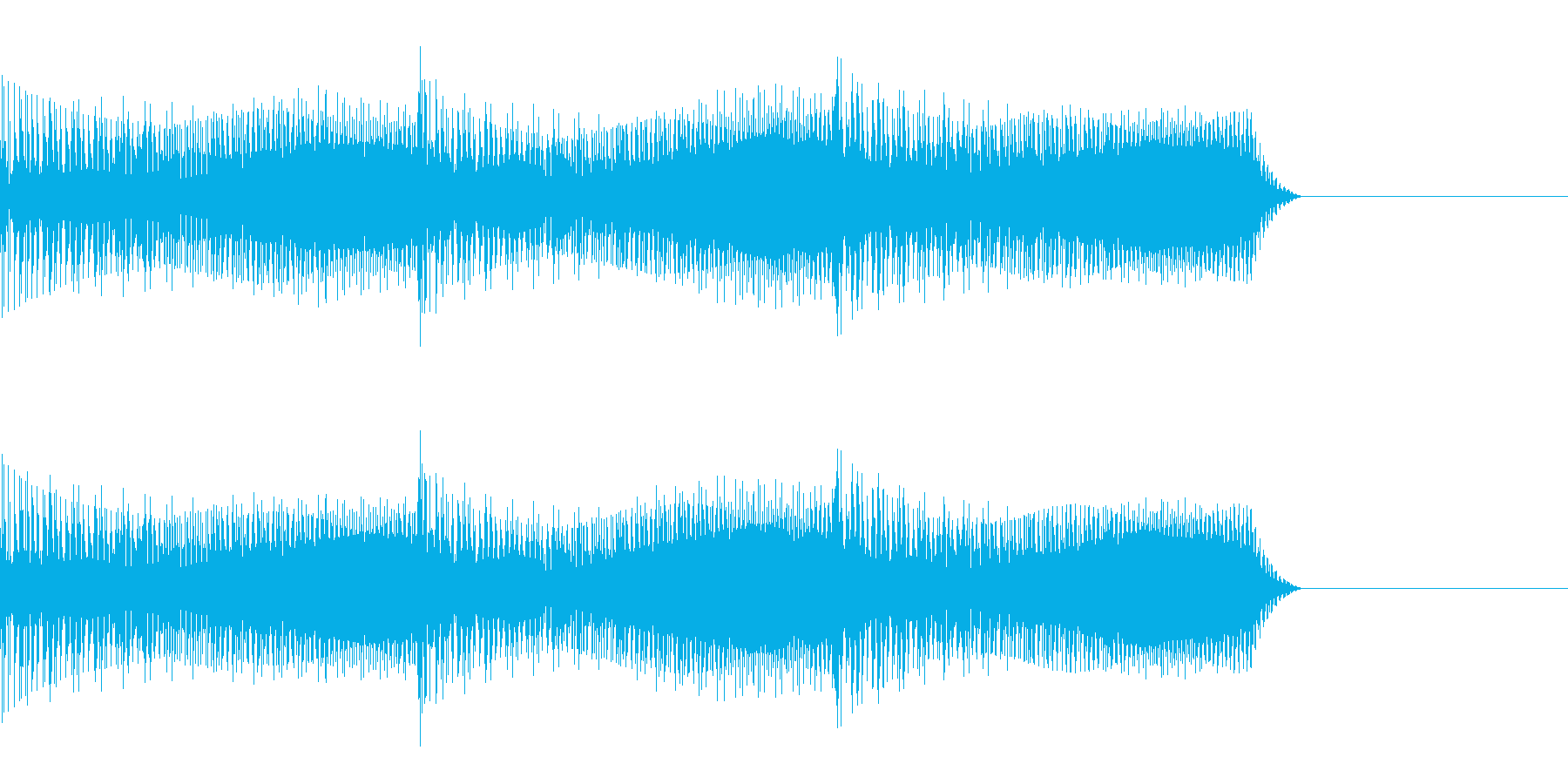 ブーン パワーチャージ音の再生済みの波形
