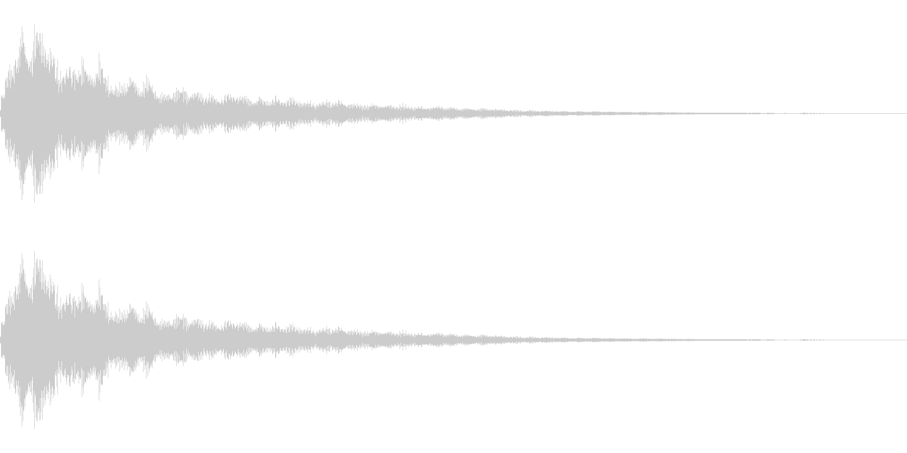 サスペンス風なギター音です。の未再生の波形