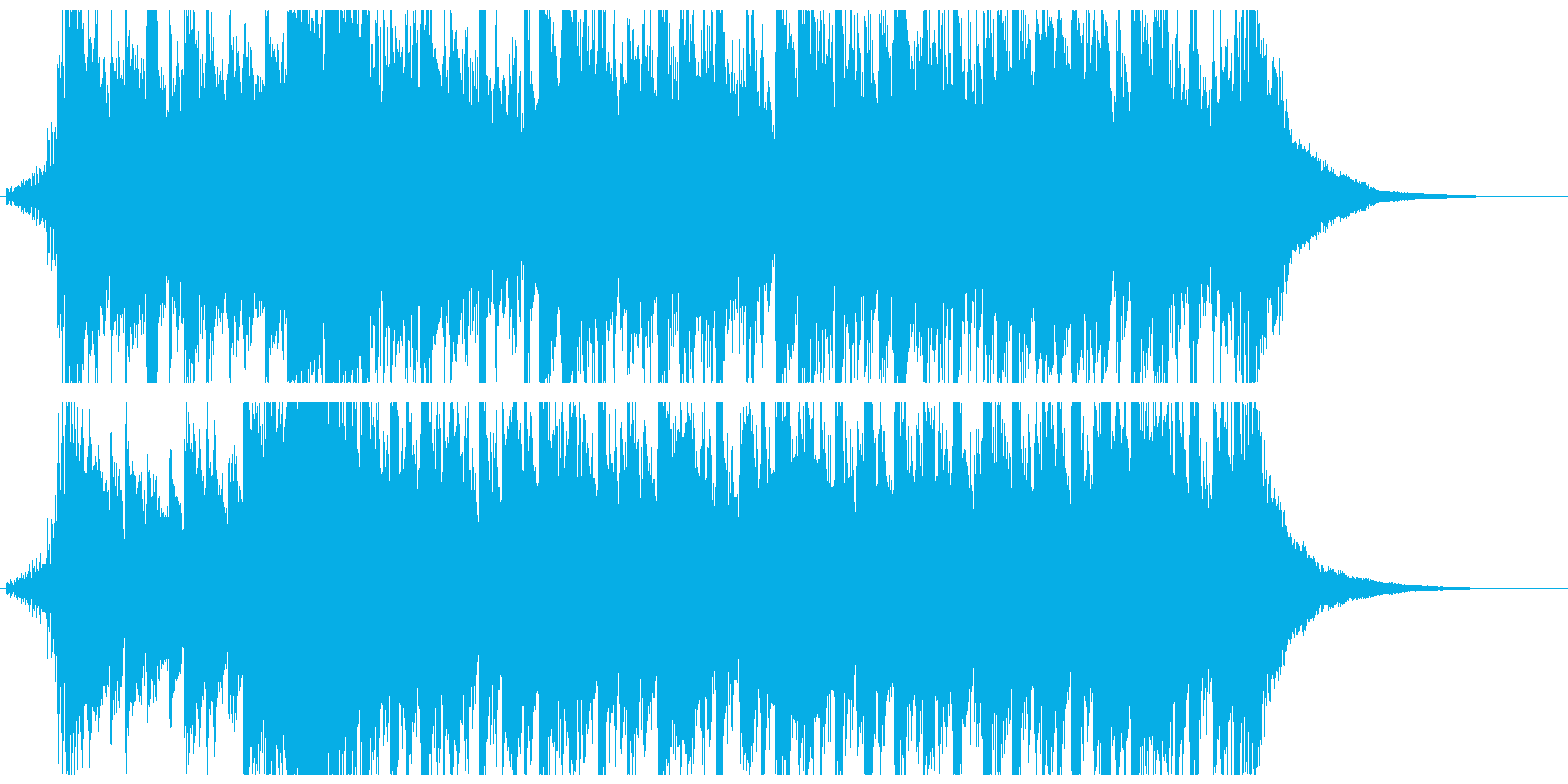 ニュース番組オープニング風BGM(26秒の再生済みの波形