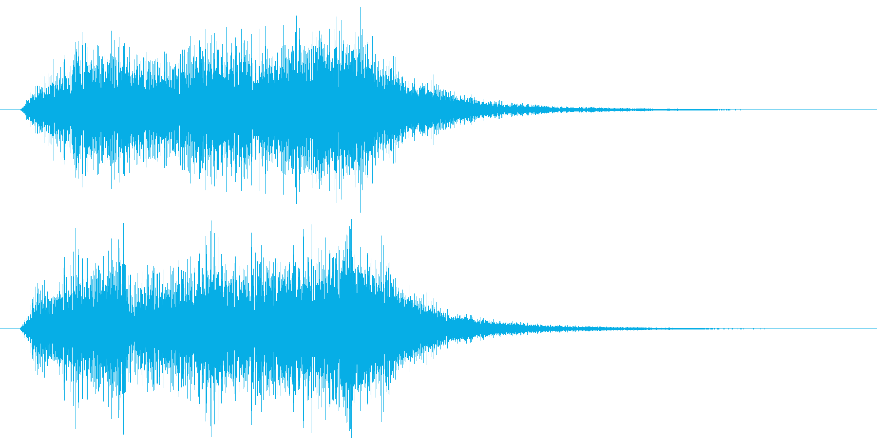 緊張感を意識した短いシーン効果音です。の再生済みの波形
