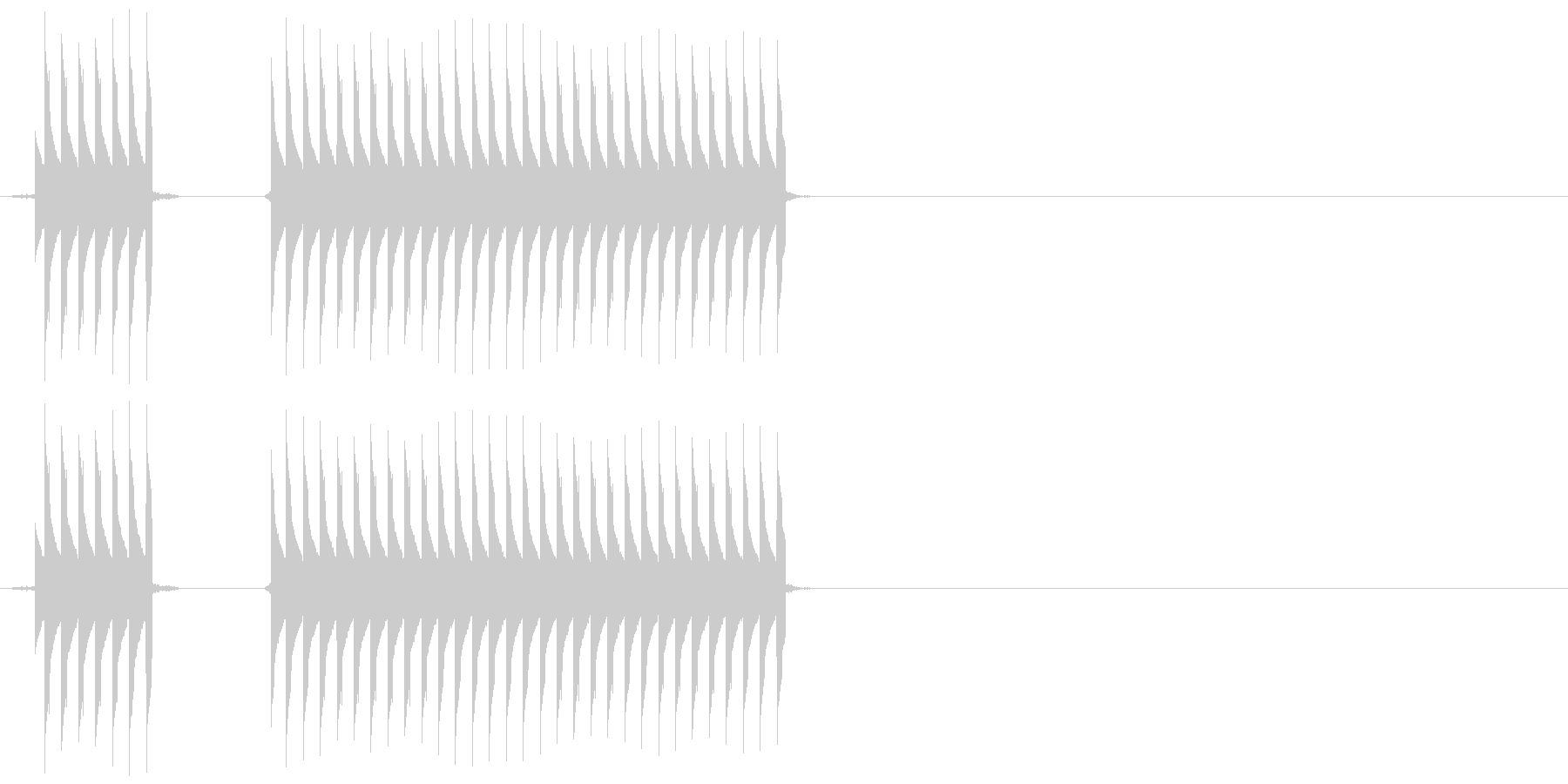 【SE】不正解02(ブブー)の未再生の波形