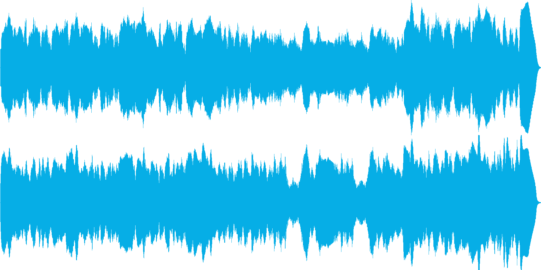 リコーダーのアンサンブルのオリジナル曲…の再生済みの波形