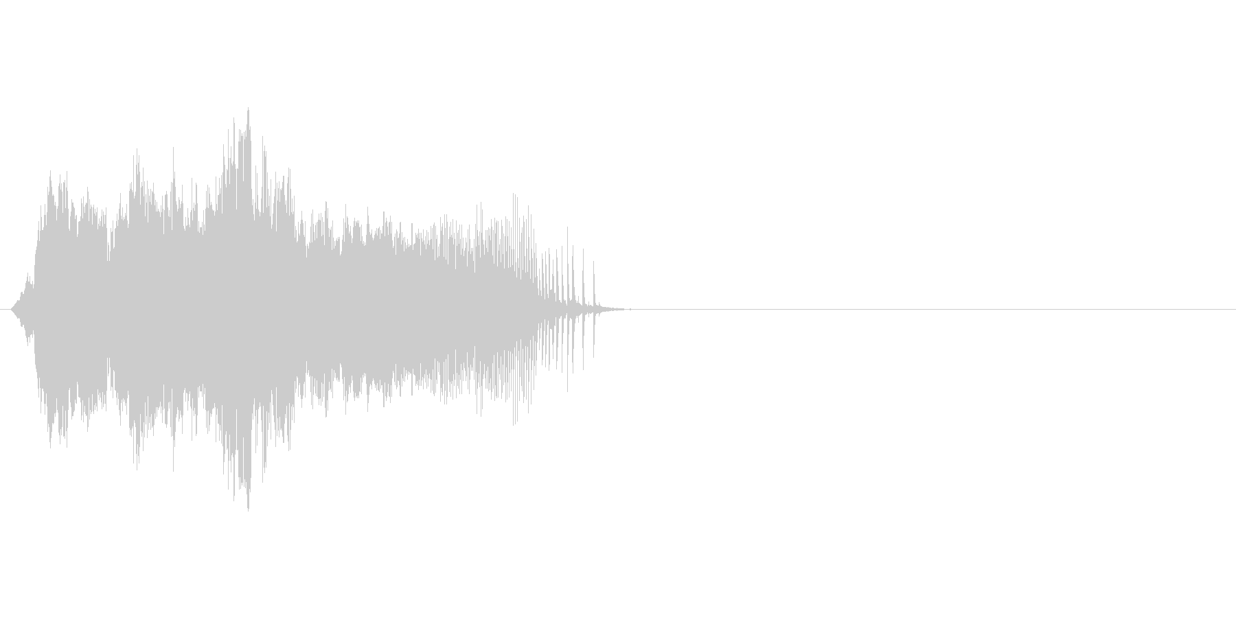 ドアがきしむ音_その6の未再生の波形