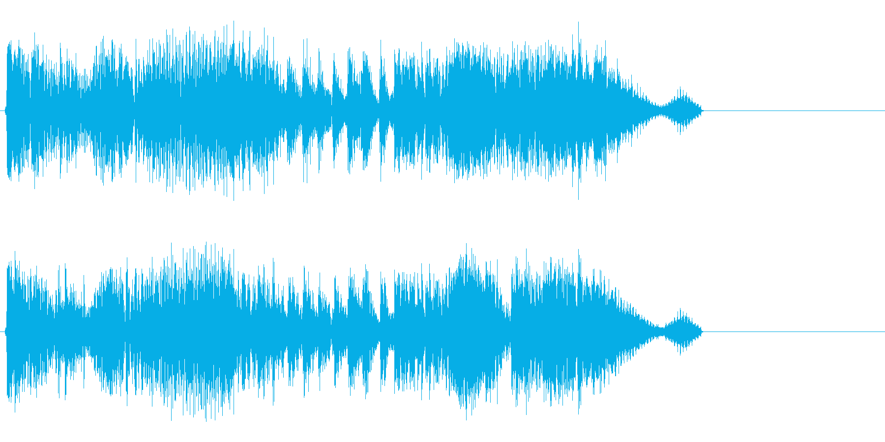 変身=トランスフォームのトリッキーな音源の再生済みの波形