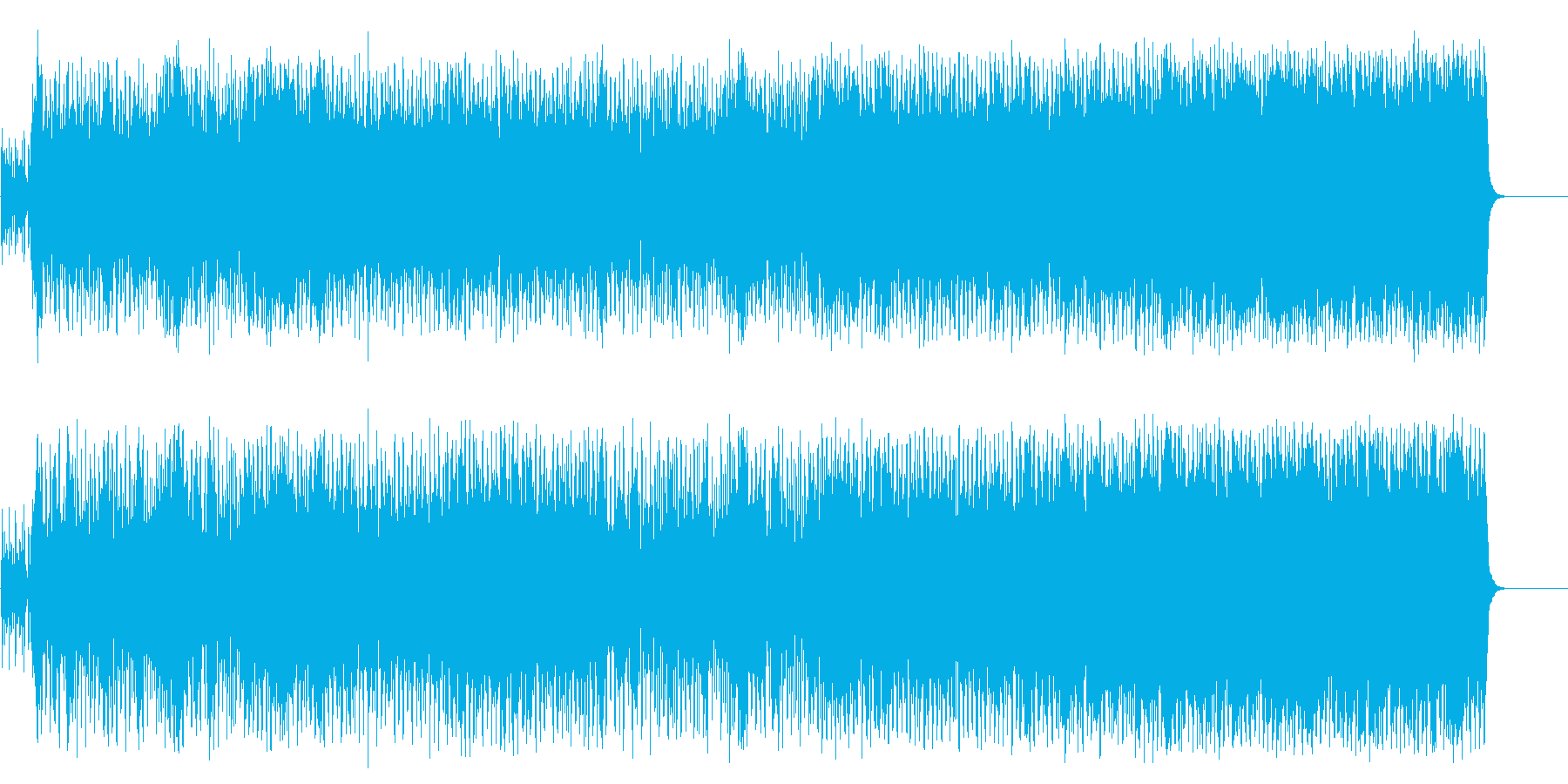 華やかで陽気なポップ/テーマの再生済みの波形