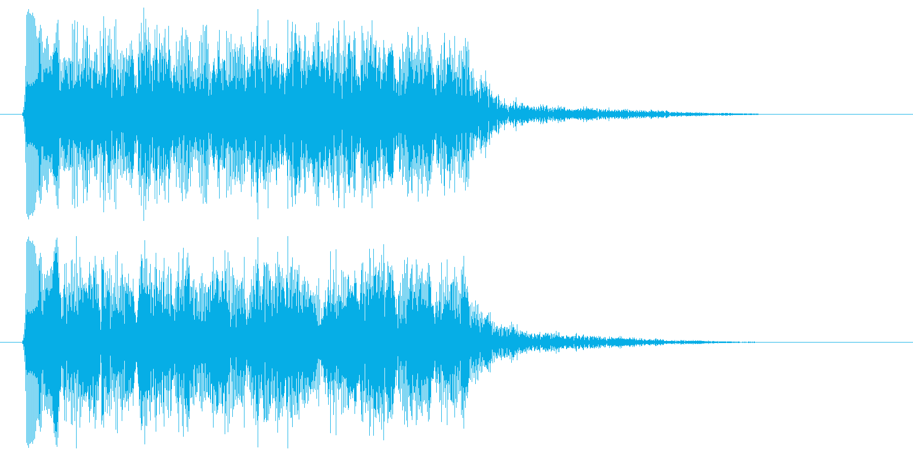パワーアップ 効果の発動音 ぽわ ぷわの再生済みの波形