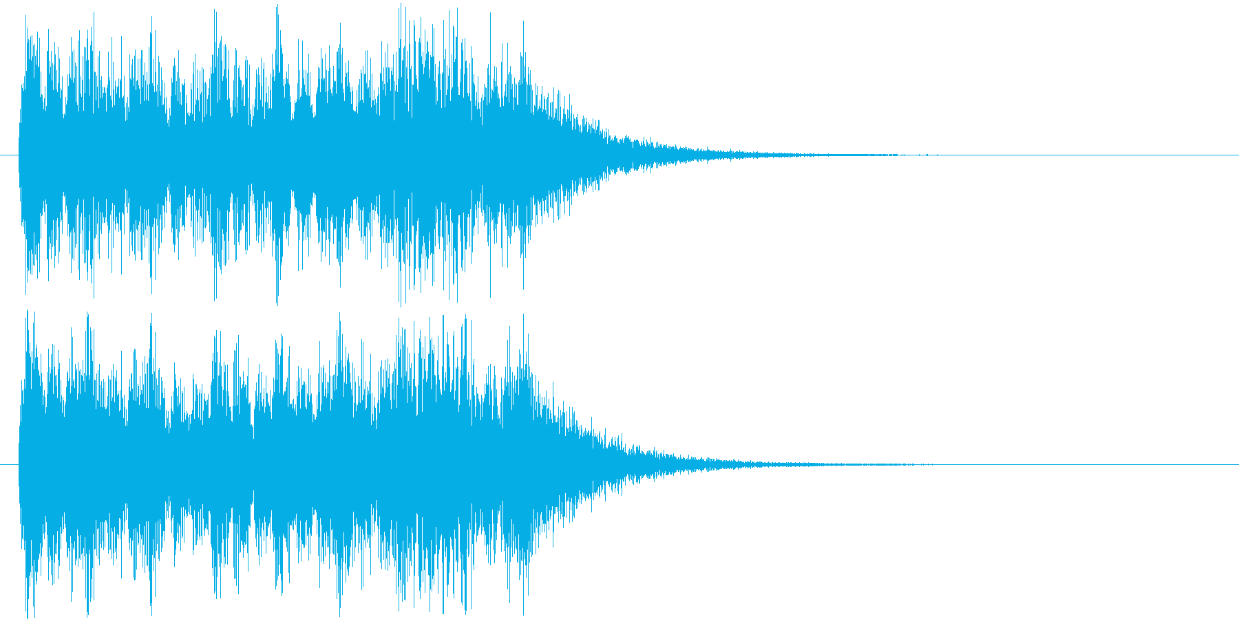 ピンチな時の様子を表す曲の再生済みの波形
