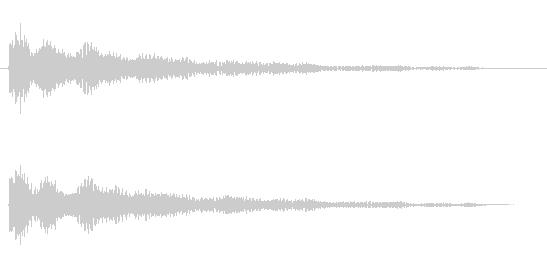 擬音【らりらん〜ぽわぽわ】【エンコード…の未再生の波形