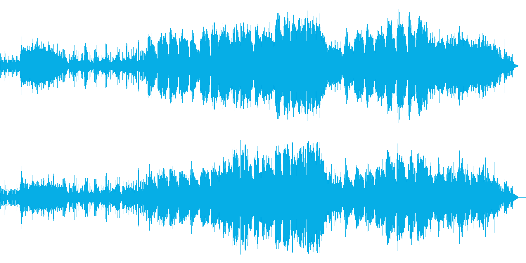 大自然の雄大さをイメージした映像音楽ですの再生済みの波形