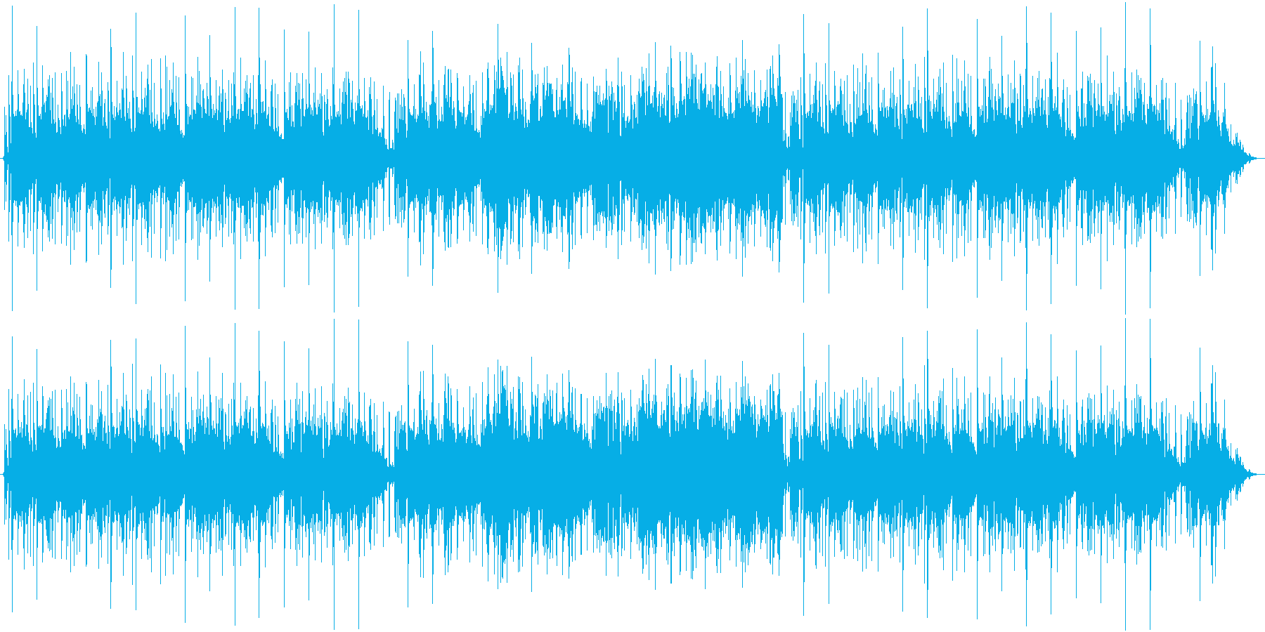 気持ちいいドライブインストBGMの再生済みの波形