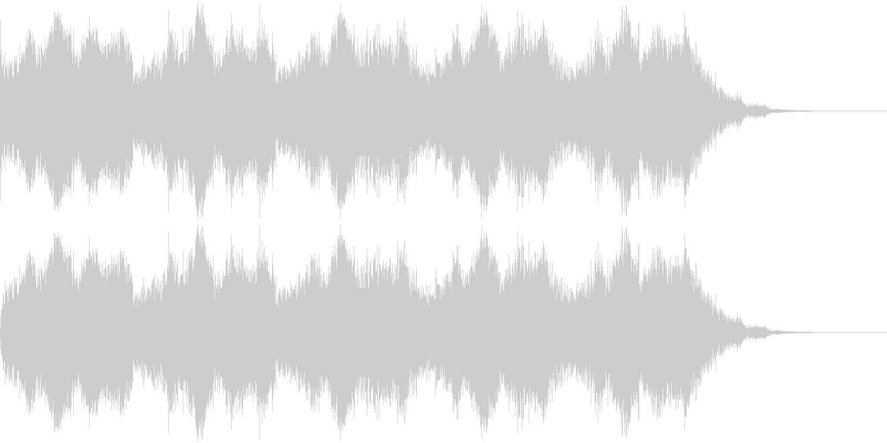 強風(強い風の音)の未再生の波形