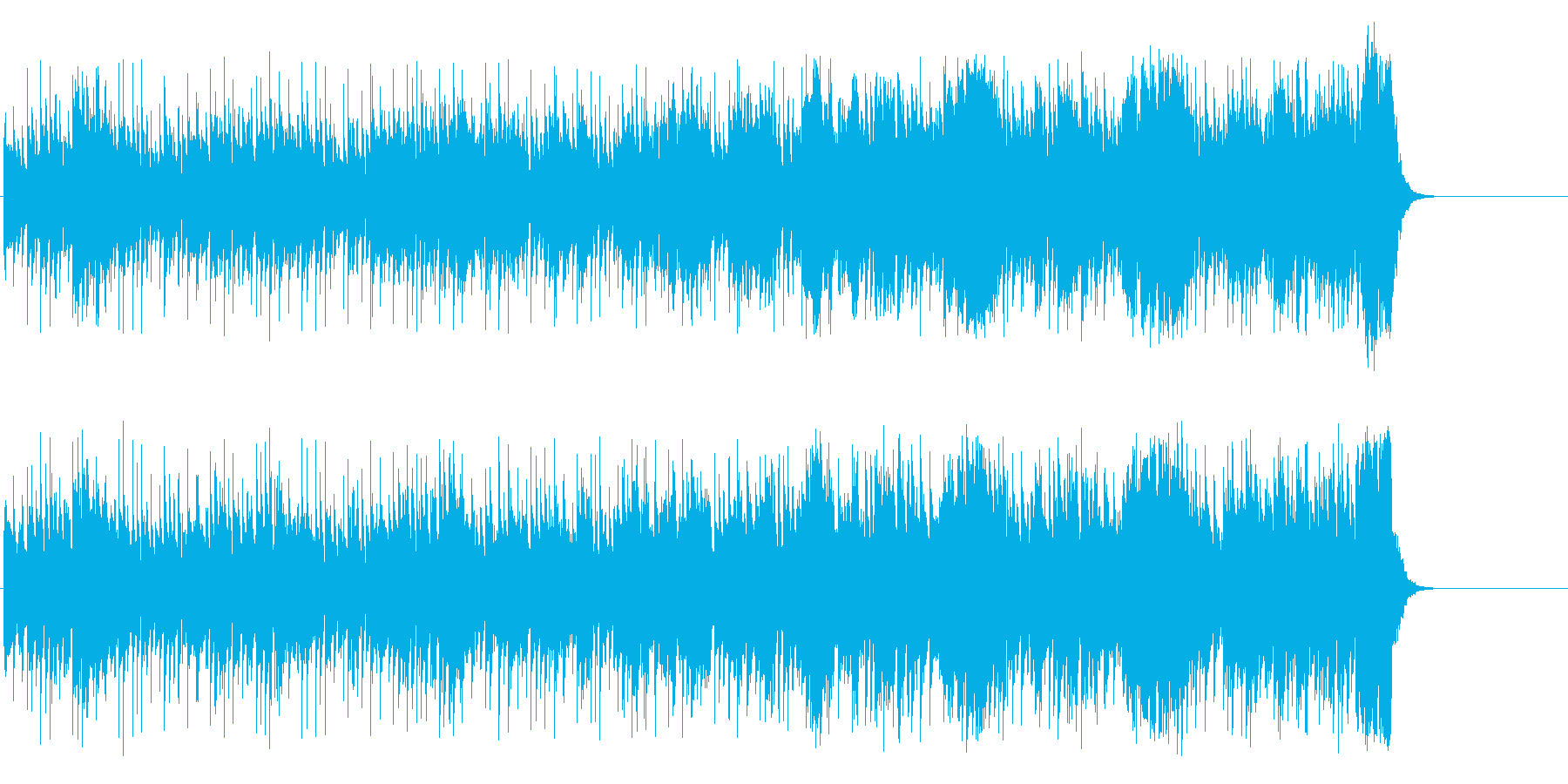 心弾む清々しいポップの再生済みの波形