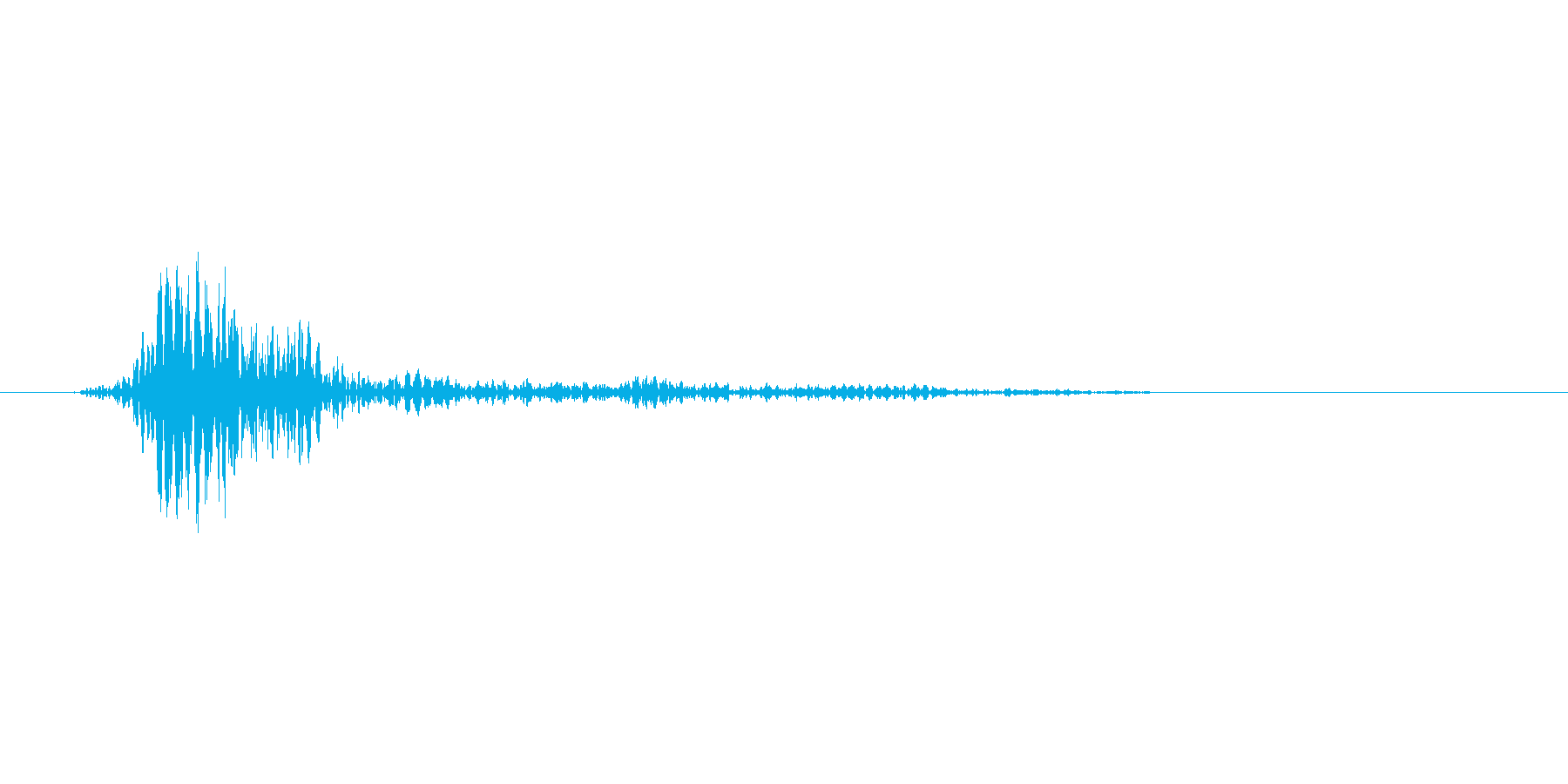 ブンッ。武器を振る音です(1)の再生済みの波形
