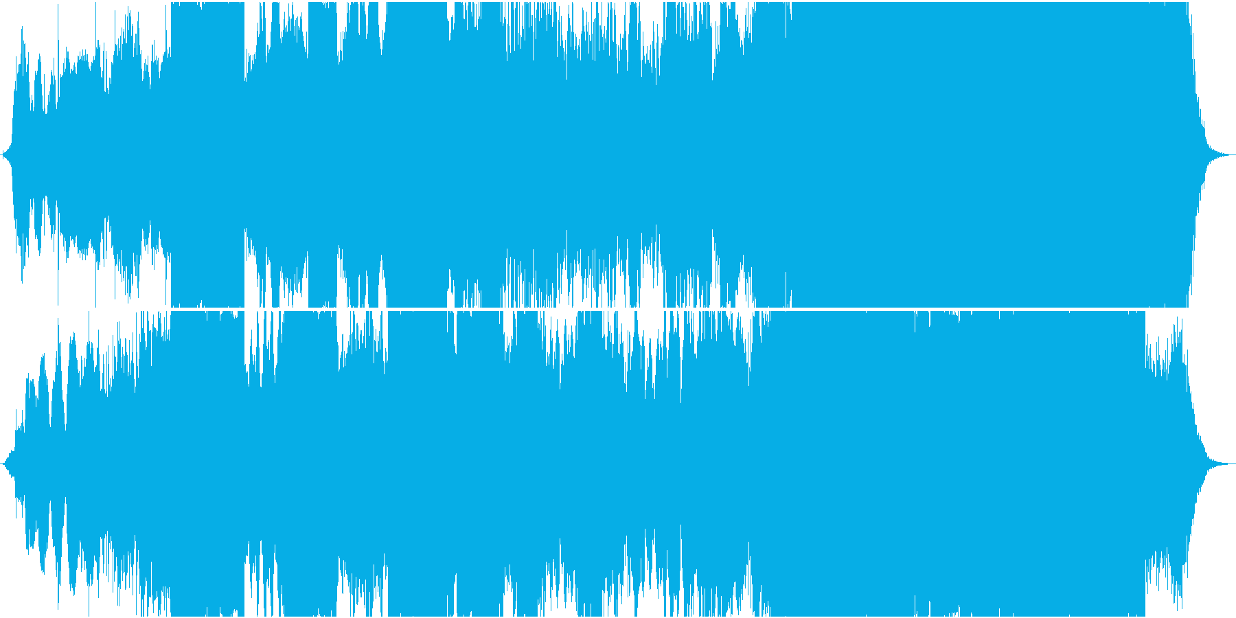 実験音楽/電子音/ホラーの再生済みの波形