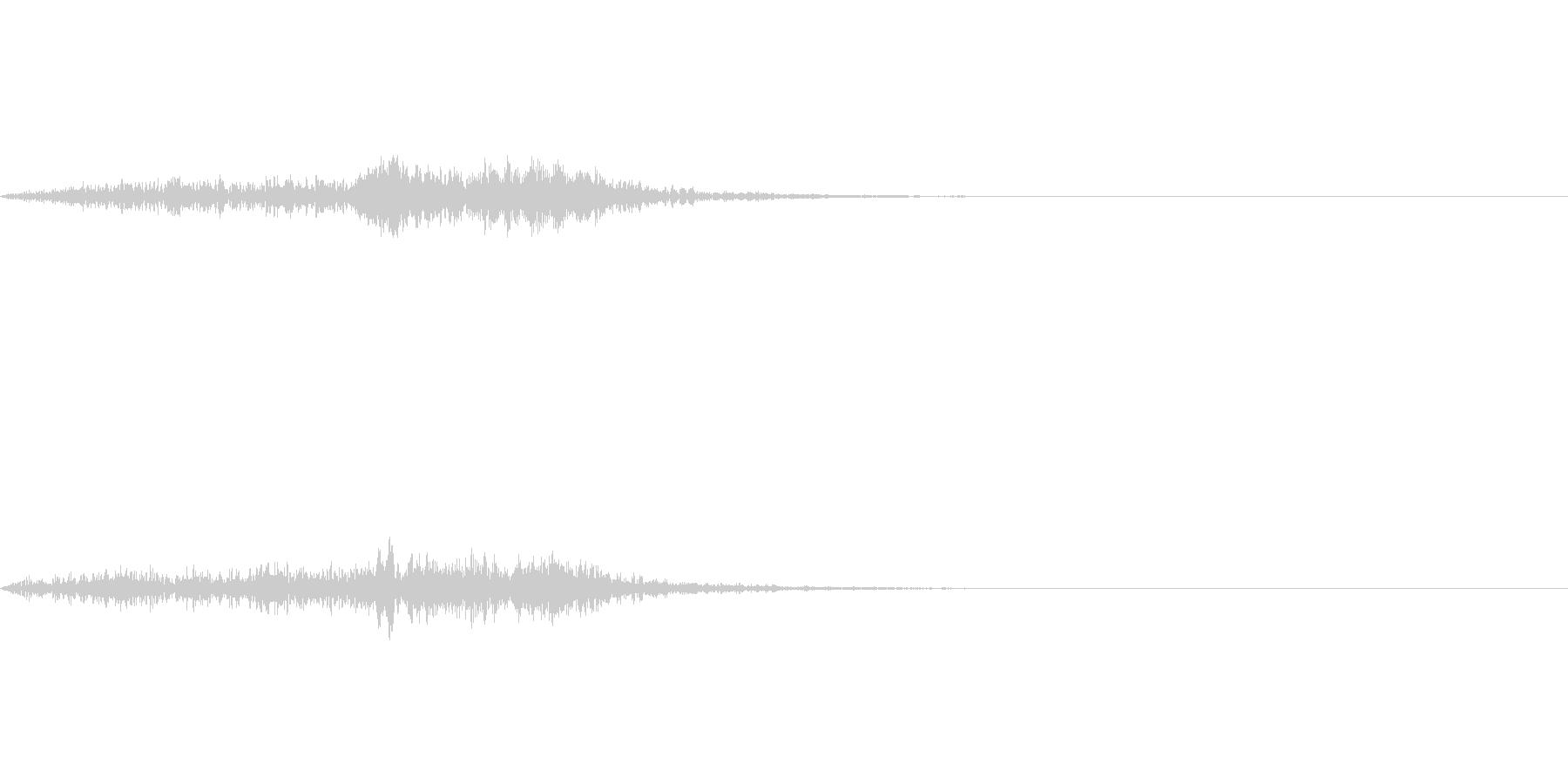 「象の鳴き声みたいなブラス音」の未再生の波形