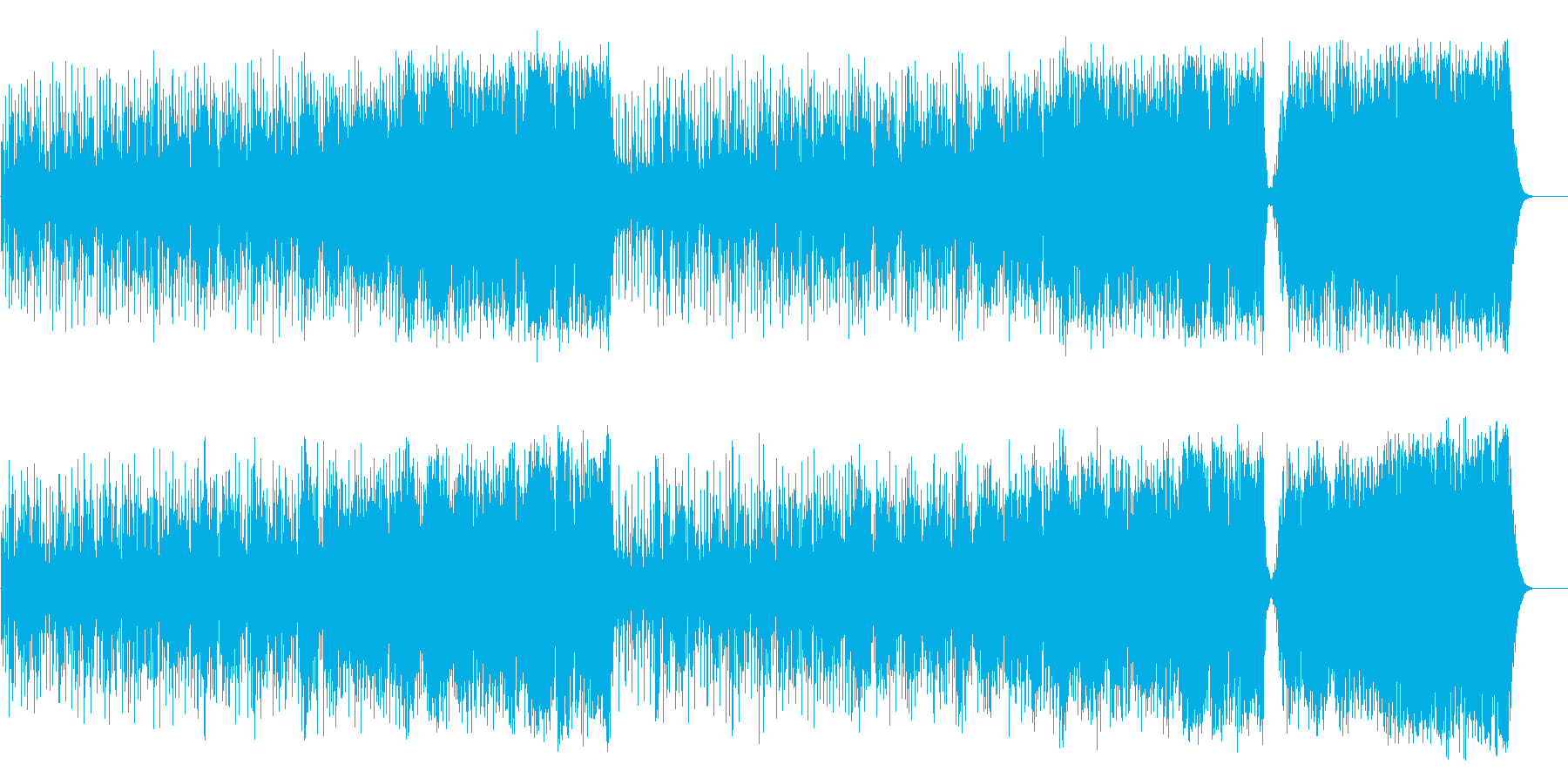 企業PR向けの前向きなポップロックの再生済みの波形
