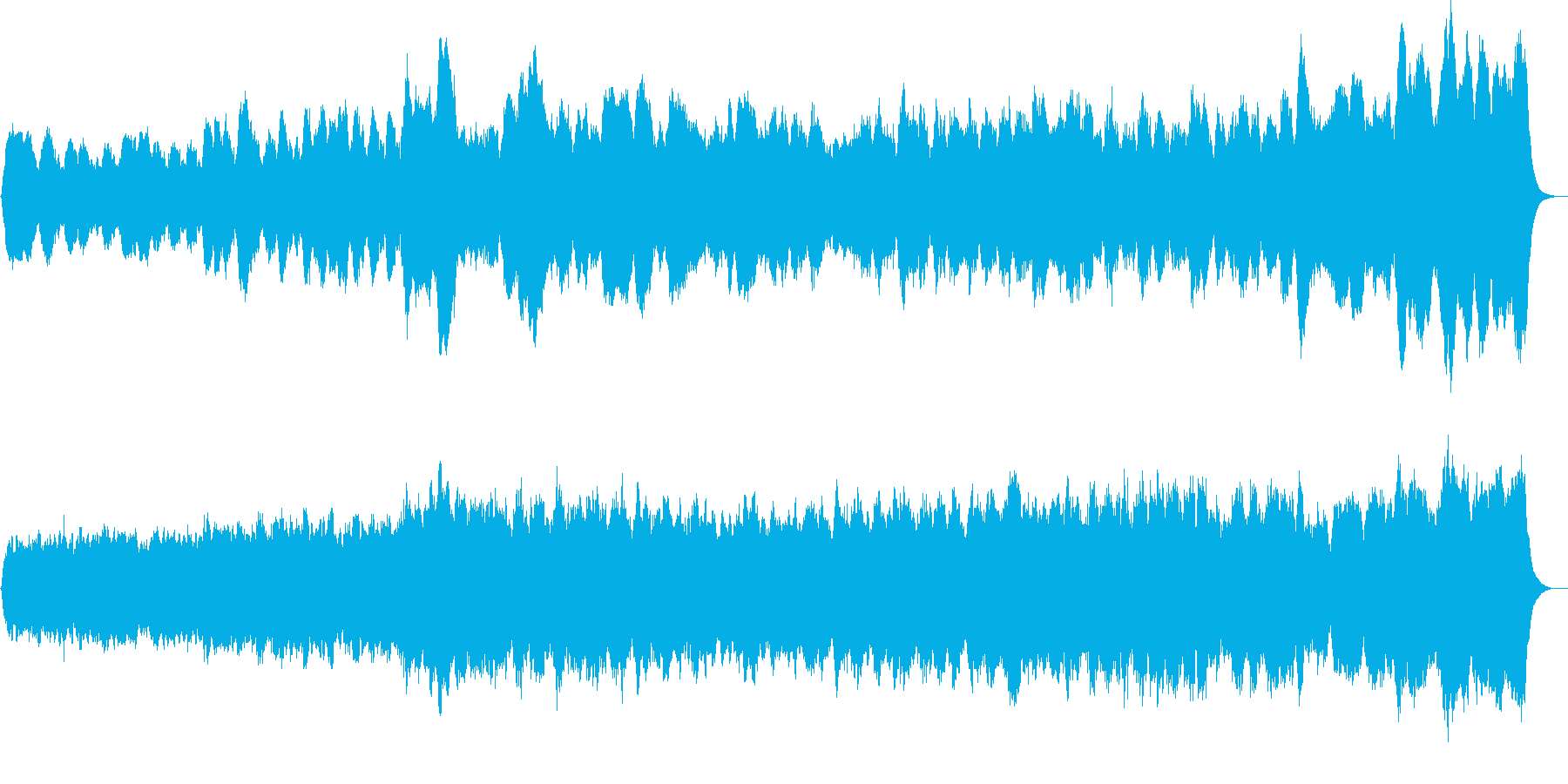 パイプオルガンオリジナル前奏曲の再生済みの波形