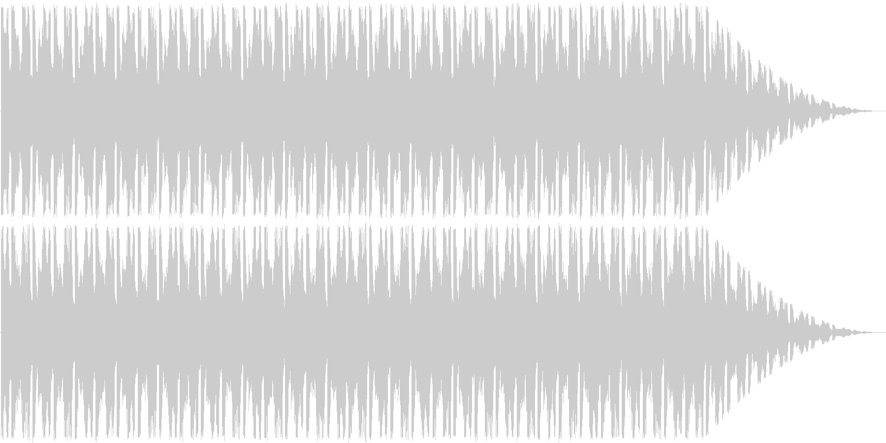 明るいループ曲。の未再生の波形