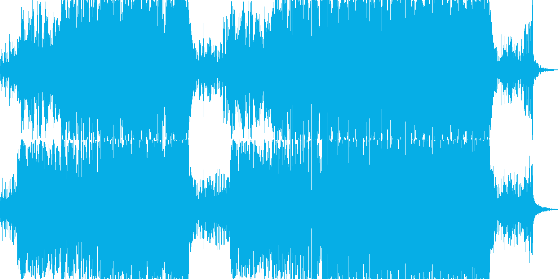 イルミネーションBGMオーケストラの再生済みの波形