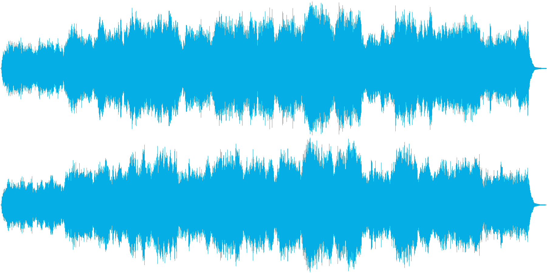 ストリングスをモチーフにしたループ楽曲…の再生済みの波形