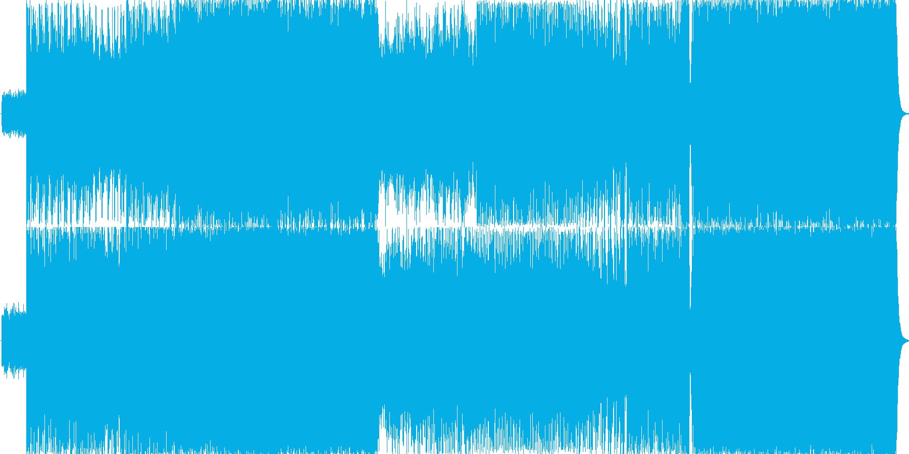 beyond the worldの再生済みの波形