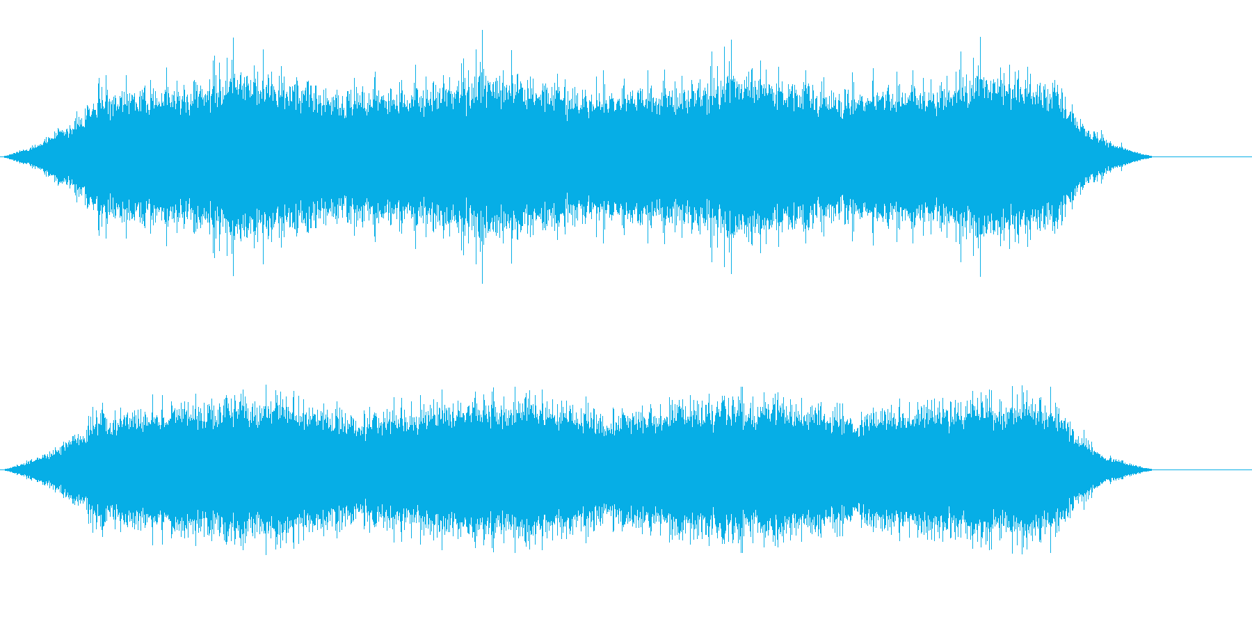パチパチパチ(大人数の拍手の効果音)の再生済みの波形