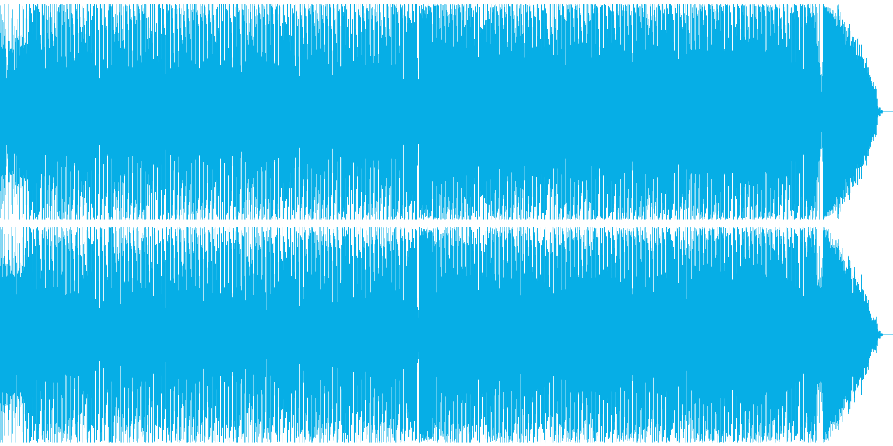 ロックギター元気なブルース メロディ抜きの再生済みの波形