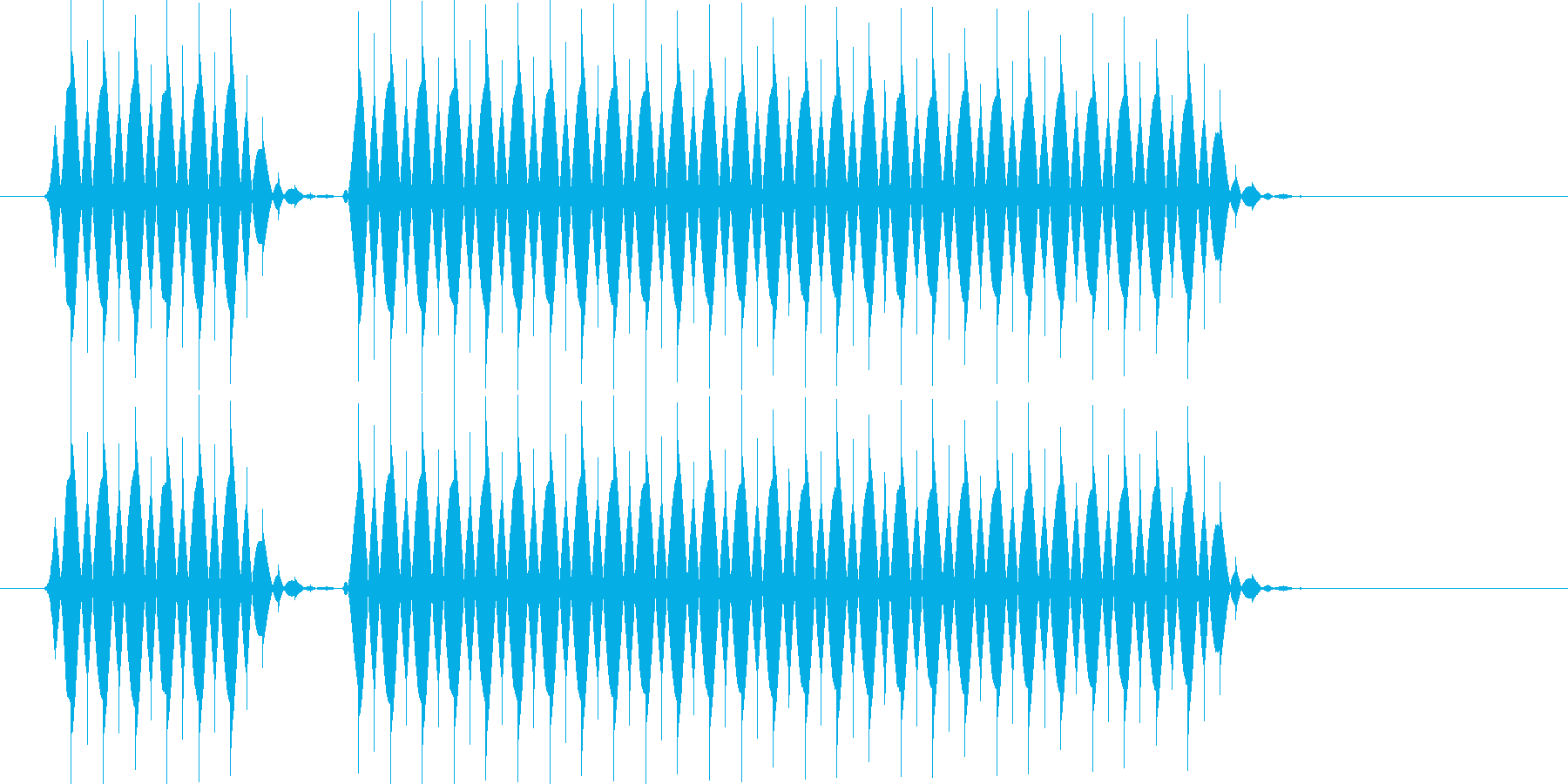 ぶぶーの再生済みの波形