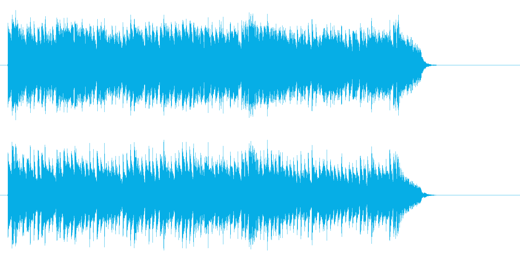 活力を与える暖かなポップ(サビ~エンド)の再生済みの波形