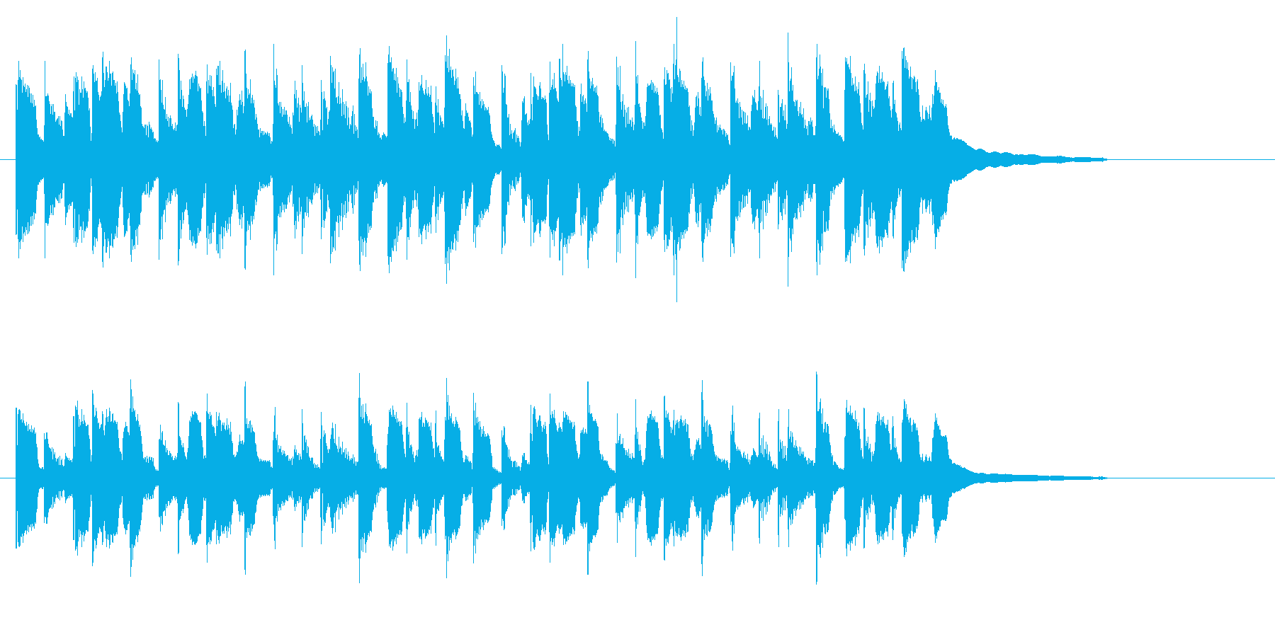 口笛メロディのコンセプトBGM♪の再生済みの波形