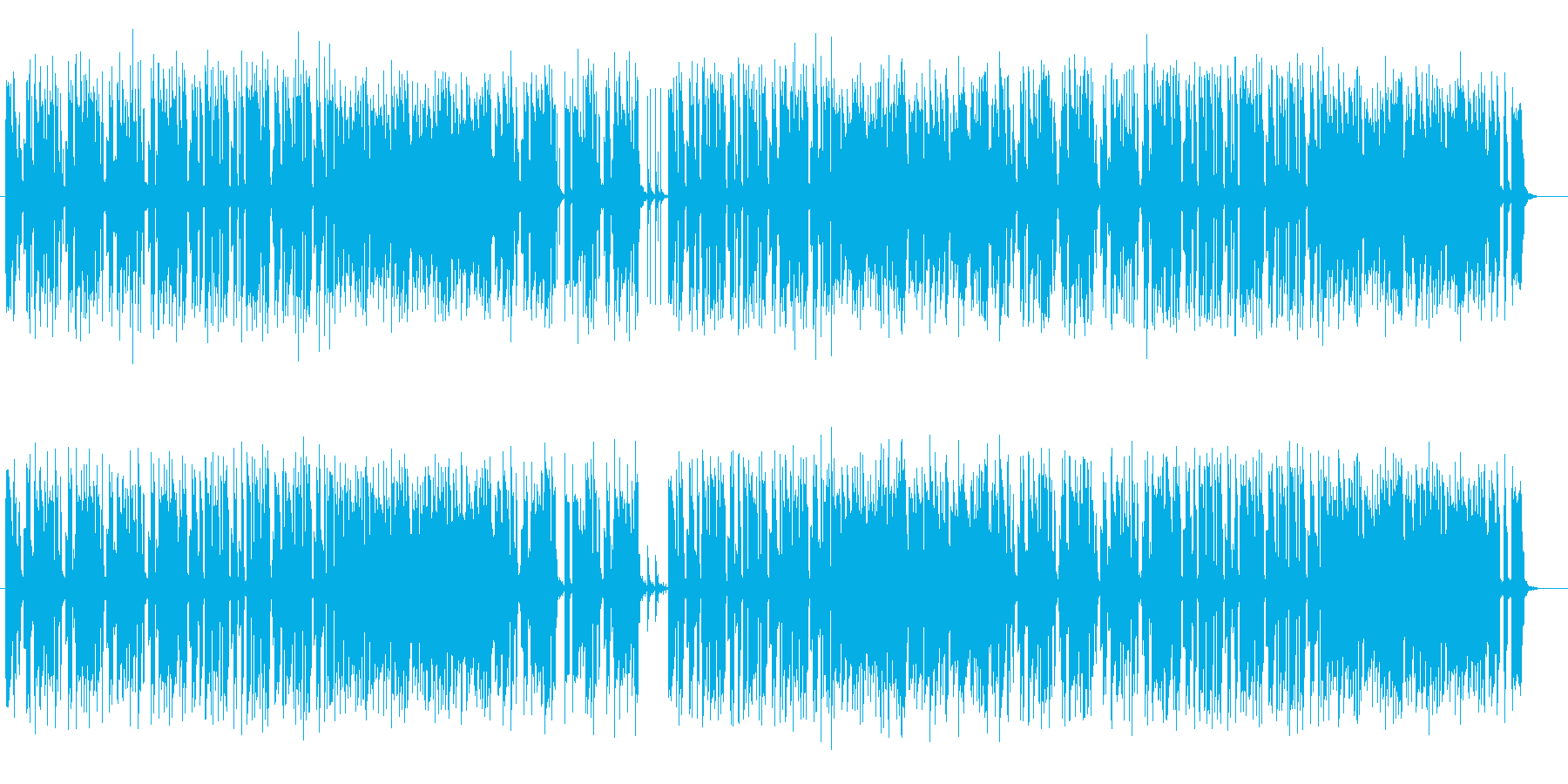 ギターリフレインが木漏れ日を思わせる曲の再生済みの波形