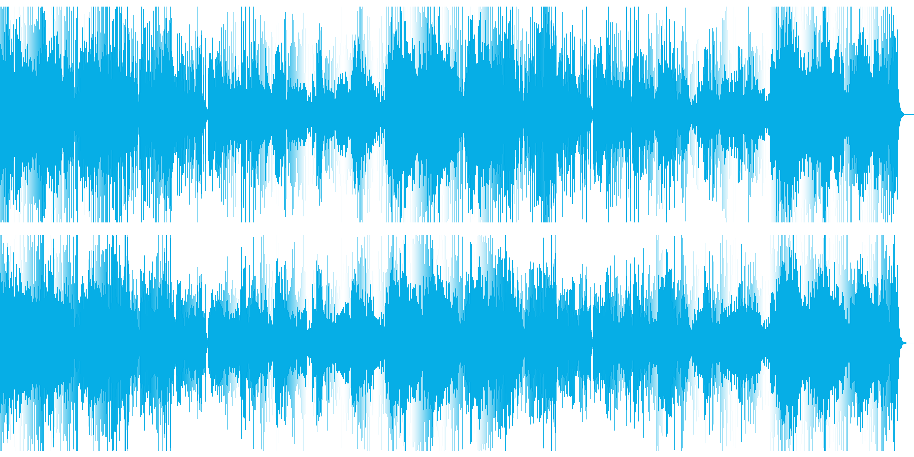 機械音楽ですの再生済みの波形