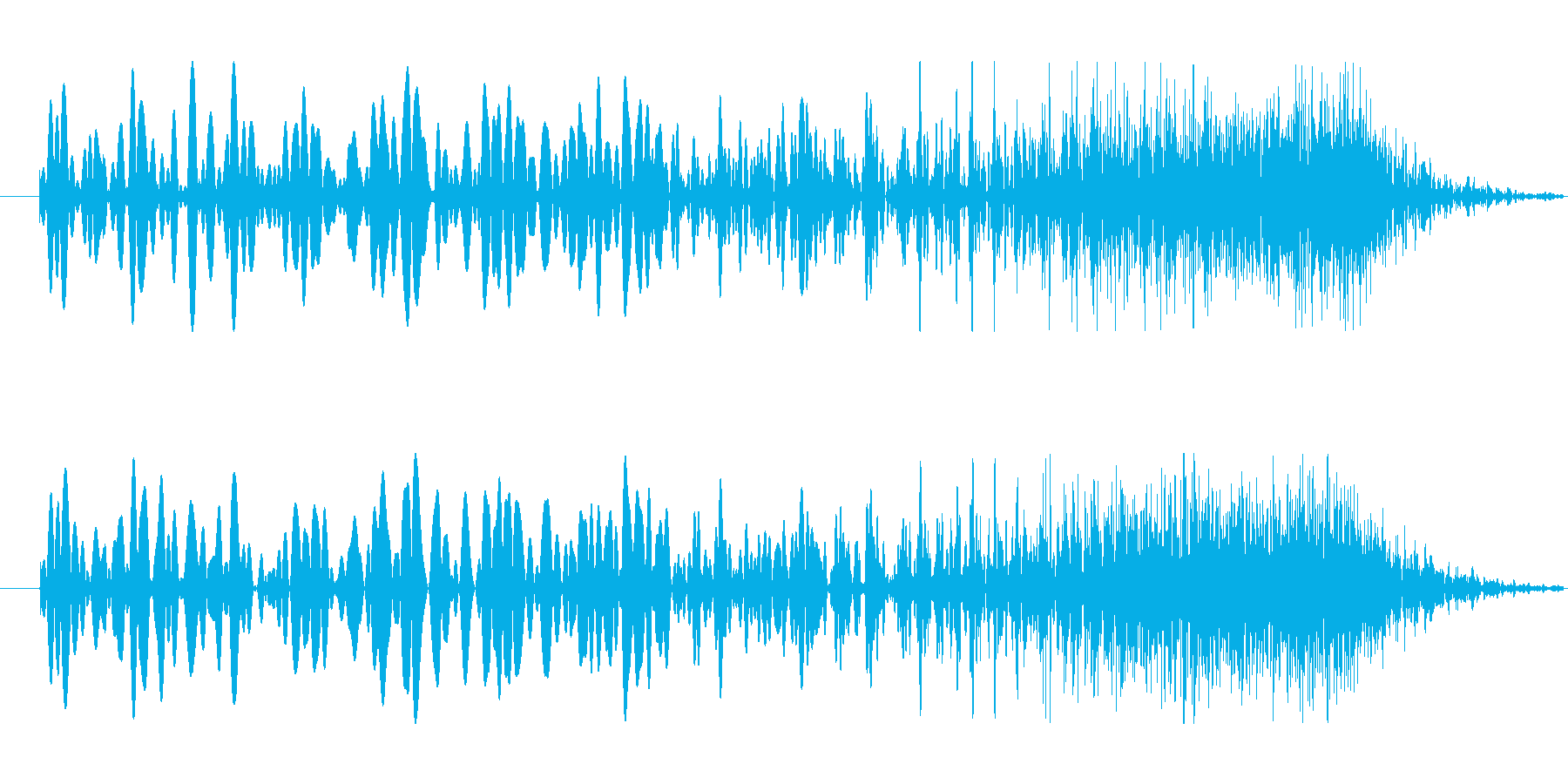 効果音的なワンポイント音です。の再生済みの波形